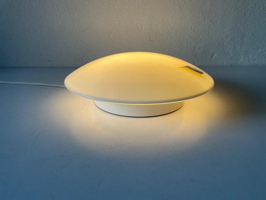 White Glass Mushroom Ceiling or Wall Lamp from Peill & Putzler, Germany, 1960s-RDS-1449318