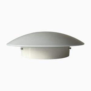 White Glass Mushroom Ceiling or Wall Lamp from Peill & Putzler, Germany, 1960s-RDS-1449318