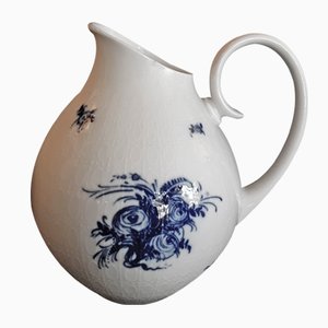 White Glazed Porcelain Romance Blue Juice Jug by Bjørn Wiinblad for Rosenthal, 1970s-HOI-1072363