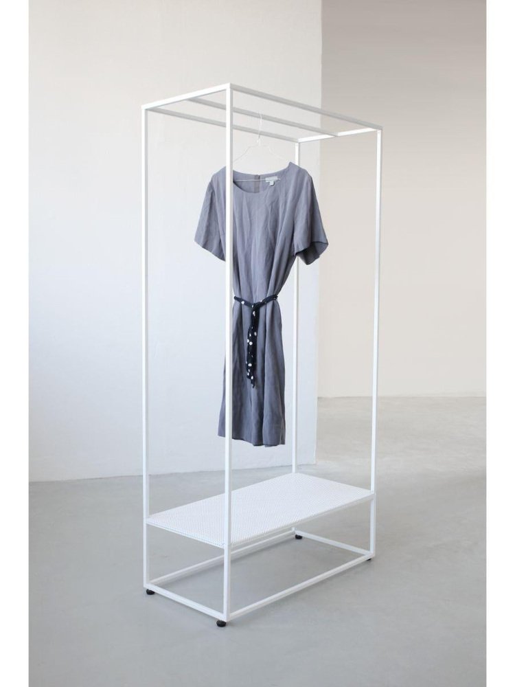 White Grid Coat Stand by Kristina Dam Studio