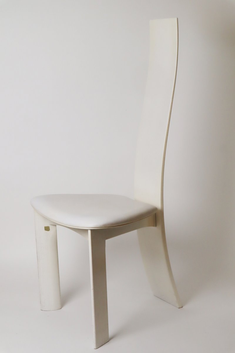 White Iris Dining Chair by Bob & Dries Van Den Berghe for Tranekaer, 1990s