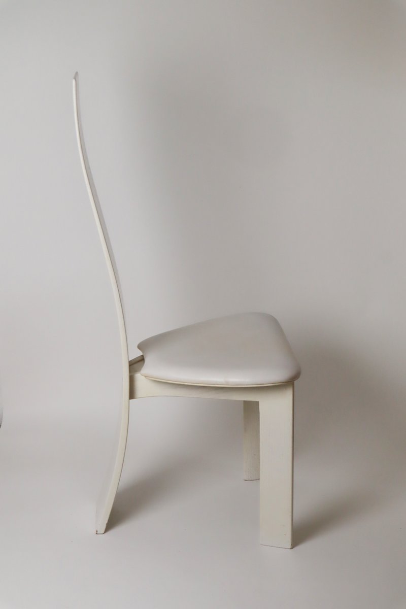 White Iris Dining Chair by Bob & Dries Van Den Berghe for Tranekaer, 1990s