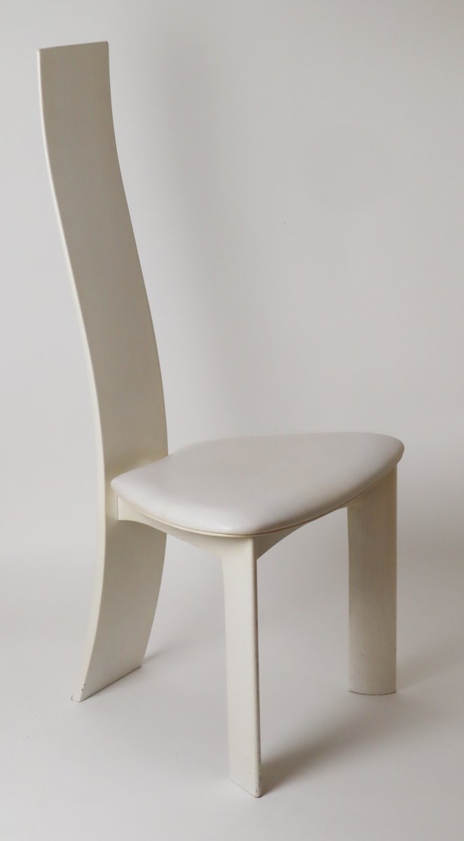 White Iris Dining Chair by Bob & Dries Van Den Berghe for Tranekaer, 1990s