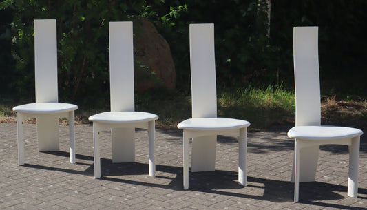 White Iris Dining Chair by Bob & Dries Van Den Berghe for Tranekaer, 1990s