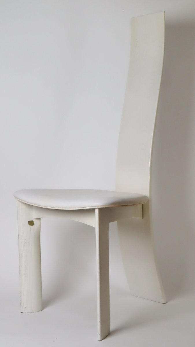 White Iris Dining Chair by Bob & Dries Van Den Berghe for Tranekaer, 1990s