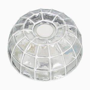 White Iron and Clear Glass Ceiling Lights from Limburg, Germany, 1960s-UGR-1085789