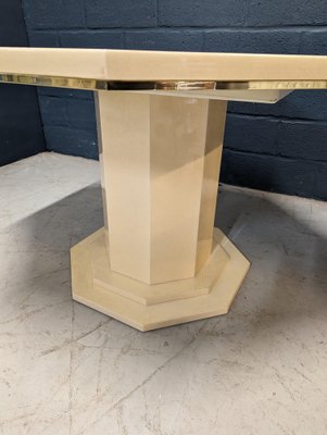 White Lacquer Table by Eric Maville-HLV-1789575