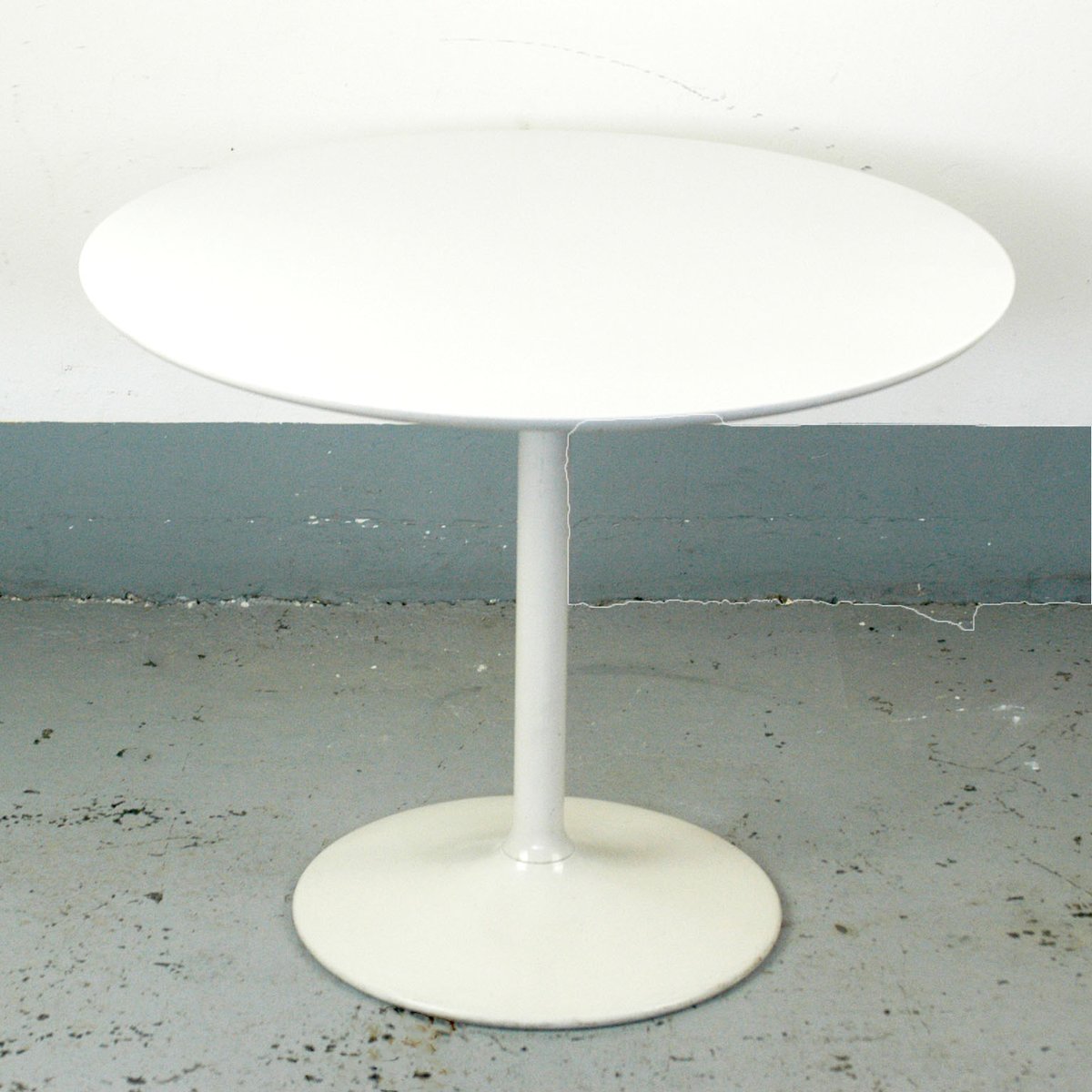 White Lacquered Coffee Table by Opal Möbel, 1960s