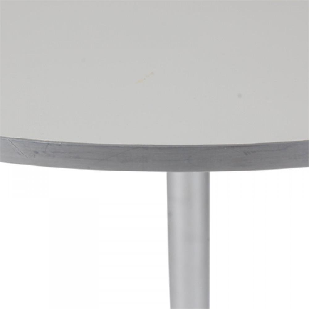 White Laminate Café Table by Arne Jacobsen for Fritz Hansen