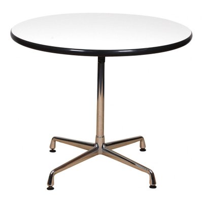 White Laminate Café Table by Charles Eames for Vitra-MTD-1400128