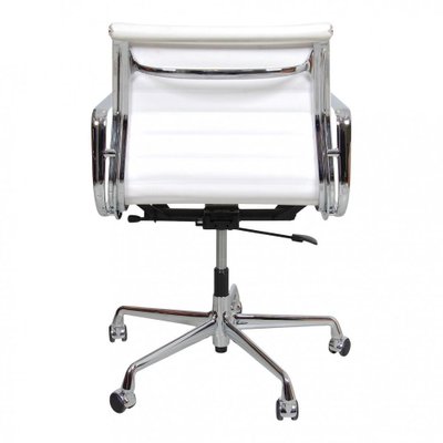 White Leather Ea-117 Office Chair by Charles Eames for Vitra, 2000s-MTD-1400305