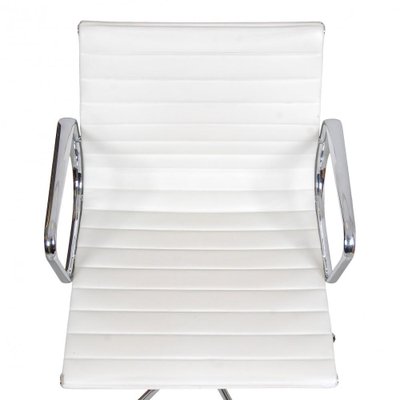 White Leather Ea-117 Office Chair by Charles Eames for Vitra, 2000s-MTD-1400305