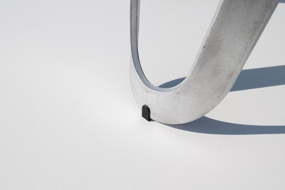 White Loop Stool by Sebastian Scherer