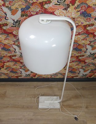 White Marble Alvise Floor Lamp by Luigi Massoni for Guzzini, 1960s-AFE-1223771