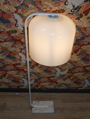 White Marble Alvise Floor Lamp by Luigi Massoni for Guzzini, 1960s-AFE-1223771