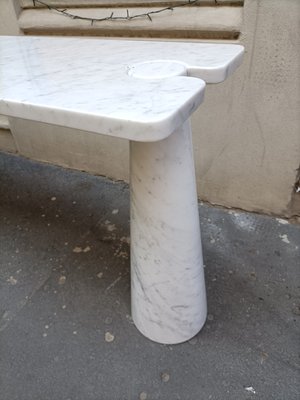 White Marble Eros Console Table by Angelo Mangiarotti for Skipper, 1990s-OHK-2020725