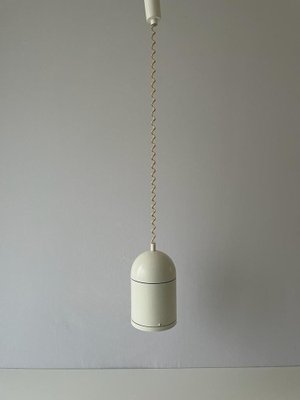 White Metal Adjustable Pendant Lamp from Bega, Germany, 1960s-RDS-1736594