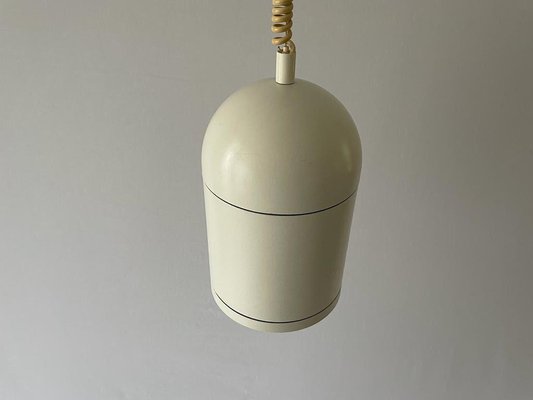 White Metal Adjustable Pendant Lamp from Bega, Germany, 1960s-RDS-1736594