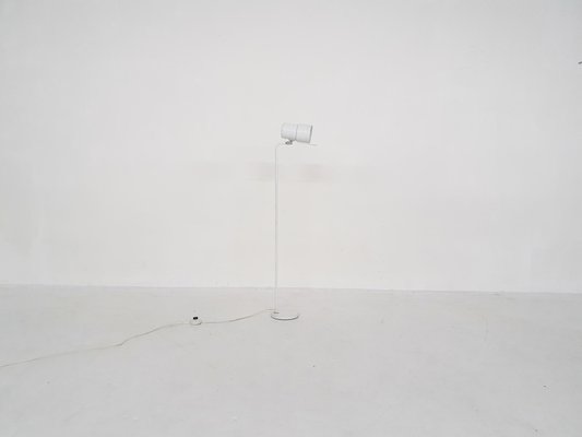 White Metal Floor Lamp, 1960s-ZO-973432