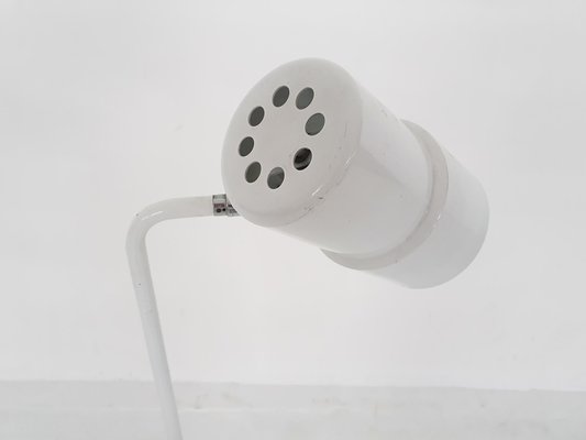 White Metal Floor Lamp, 1960s-ZO-973432