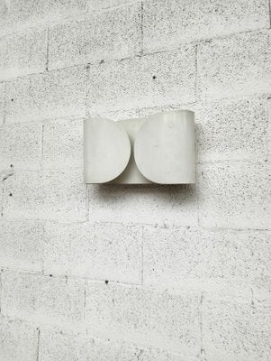 White Metal Foglio Wall Lamp attributed to Afra and Tobia Scarpa for Flos, 1970s-RNN-1905665