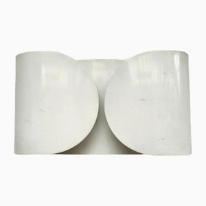 White Metal Foglio Wall Lamp attributed to Afra and Tobia Scarpa for Flos, 1970s-RNN-1905665