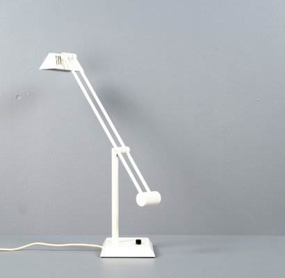 White Metal Modell 7682-151 Swivel Desk Lamp from Hillebrand, 1980s-VLO-1245354