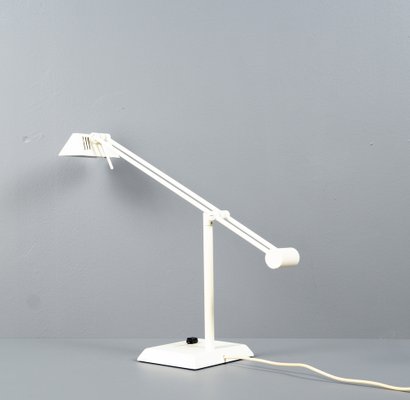 White Metal Modell 7682-151 Swivel Desk Lamp from Hillebrand, 1980s-VLO-1245354