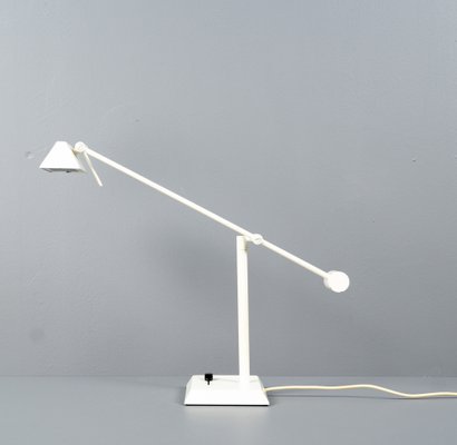 White Metal Modell 7682-151 Swivel Desk Lamp from Hillebrand, 1980s-VLO-1245354