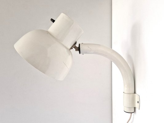 White Metal Wall Lamp by Hans Agne Jakobsson for Ab Markaryd, Sweden, 1970s-NV-1720520