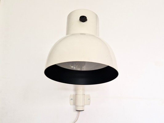 White Metal Wall Lamp by Hans Agne Jakobsson for Ab Markaryd, Sweden, 1970s-NV-1720520