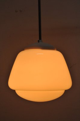 White Milk Glass Ceiling Lamp, 1960s-AOX-1731621