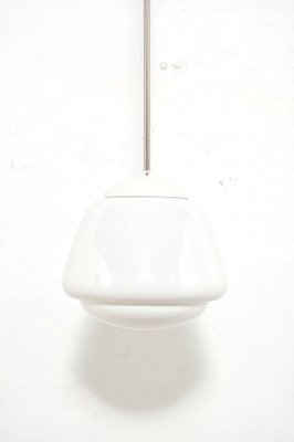 White Milk Glass Ceiling Lamp, 1960s-AOX-1731621