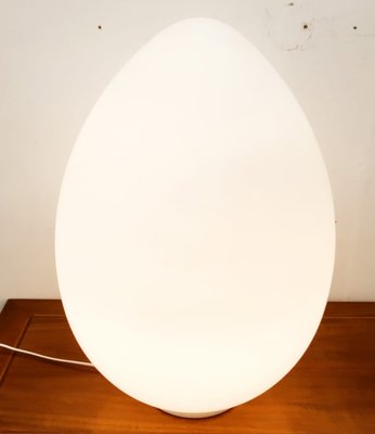 White Murano Egg Table Lamp-QLH-1215834