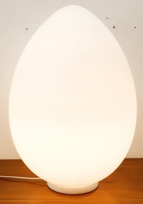 White Murano Egg Table Lamp-QLH-1215834