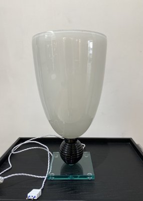 White Murano Glass Lamp-RJQ-1452873