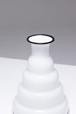 White Murano Glass Vase, 1980s-QAC-2043032