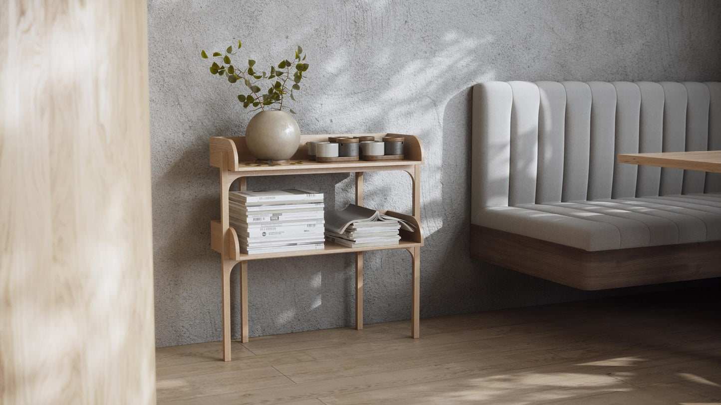 White Oak Utility Shelf by Rachael Heritage