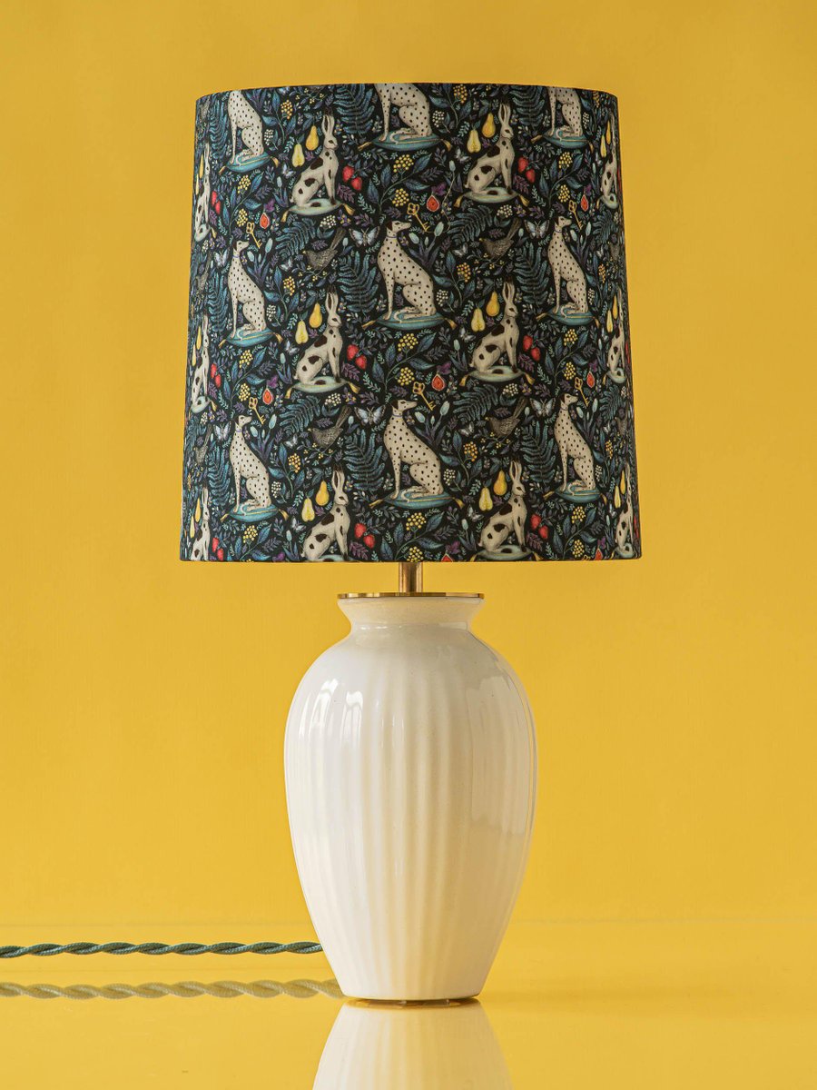 White One-of-a-Kind Handcrafted Rowe Table Lamp from Vintage Royal Delft Vase