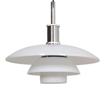 White Opal Glass PH 4 1/2 - 4 Pendant Lamp by Poul Henningsen for Louis Poulsen, 1980s-MTD-1399348