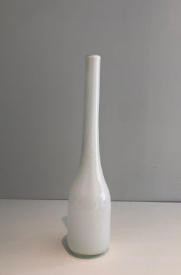 White Opalin Glass Vase-BA-1365336