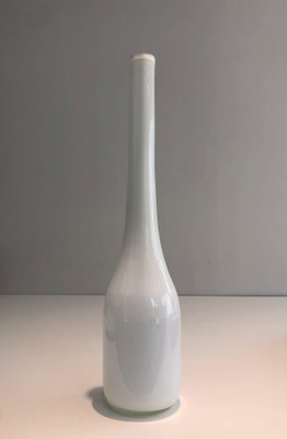 White Opalin Glass Vase-BA-1365336