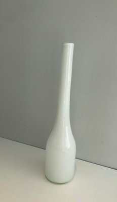 White Opalin Glass Vase-BA-1365336