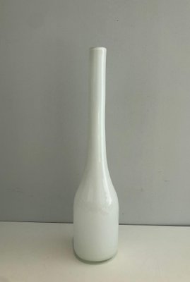 White Opalin Glass Vase-BA-1365336