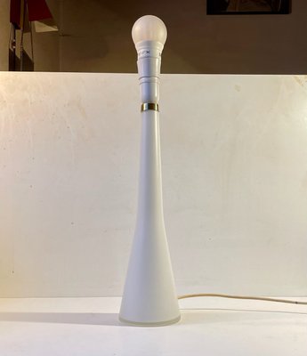 White Opaline Glass Table Lamp by Ernest Voss for Le Klint, 1950s-LCR-1156287