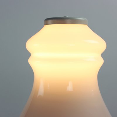 White Opaline Glass Table Light from Opp Jihlava, Czechoslovakia, 1960s-UL-1263554