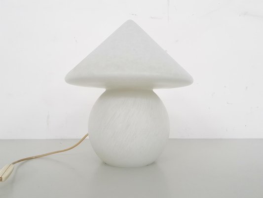 White Opaline Glass Table Light from Peil & Putzler, Germany, 1970s-ZO-806027