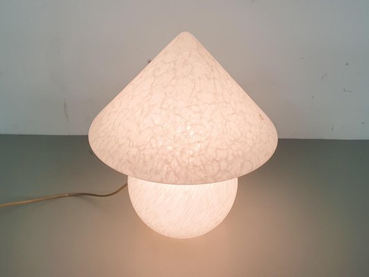 White Opaline Glass Table Light from Peil & Putzler, Germany, 1970s-ZO-806027