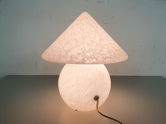 White Opaline Glass Table Light from Peil & Putzler, Germany, 1970s-ZO-806027