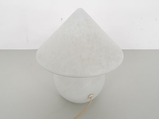 White Opaline Glass Table Light from Peil & Putzler, Germany, 1970s-ZO-806027